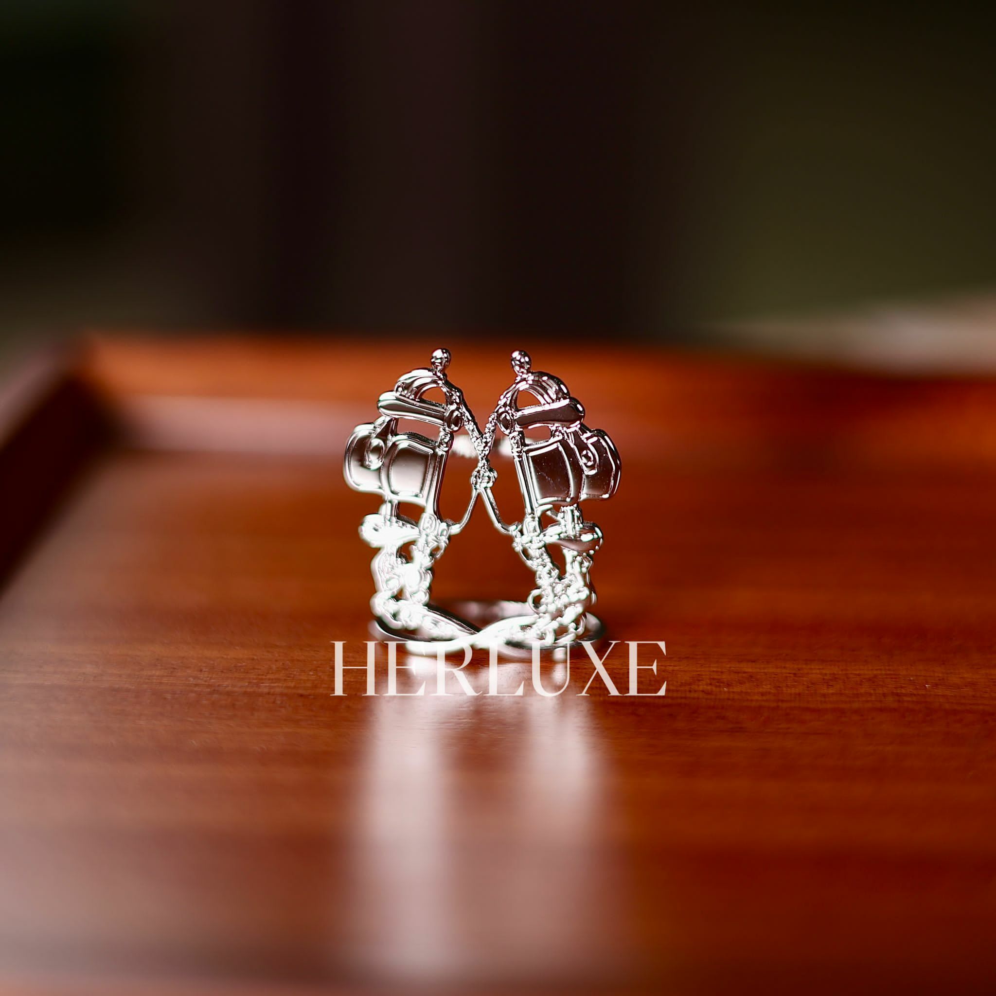 Brides de gala scarf ring CK