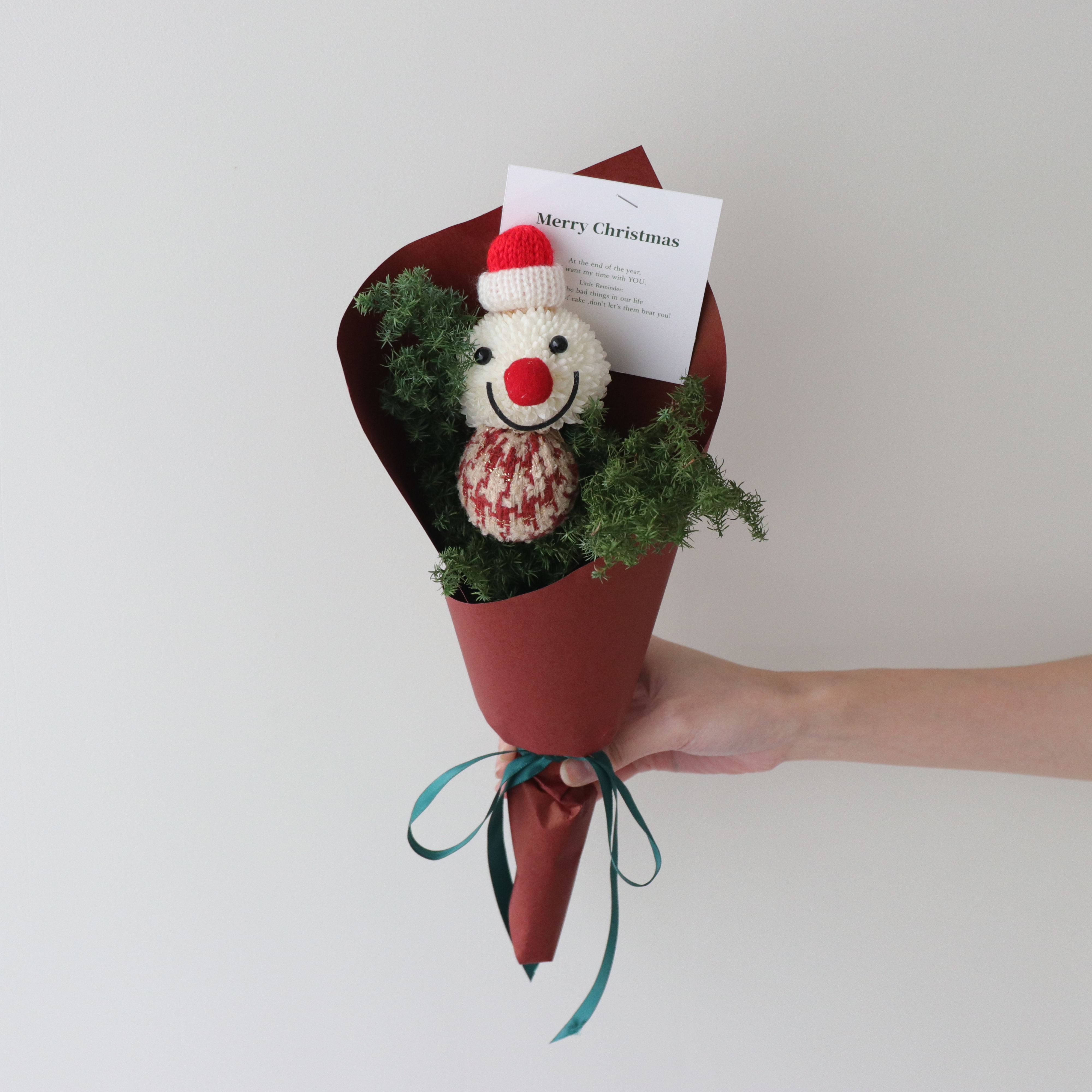 RUNI Bouquet-聖誕雪人花束🎄