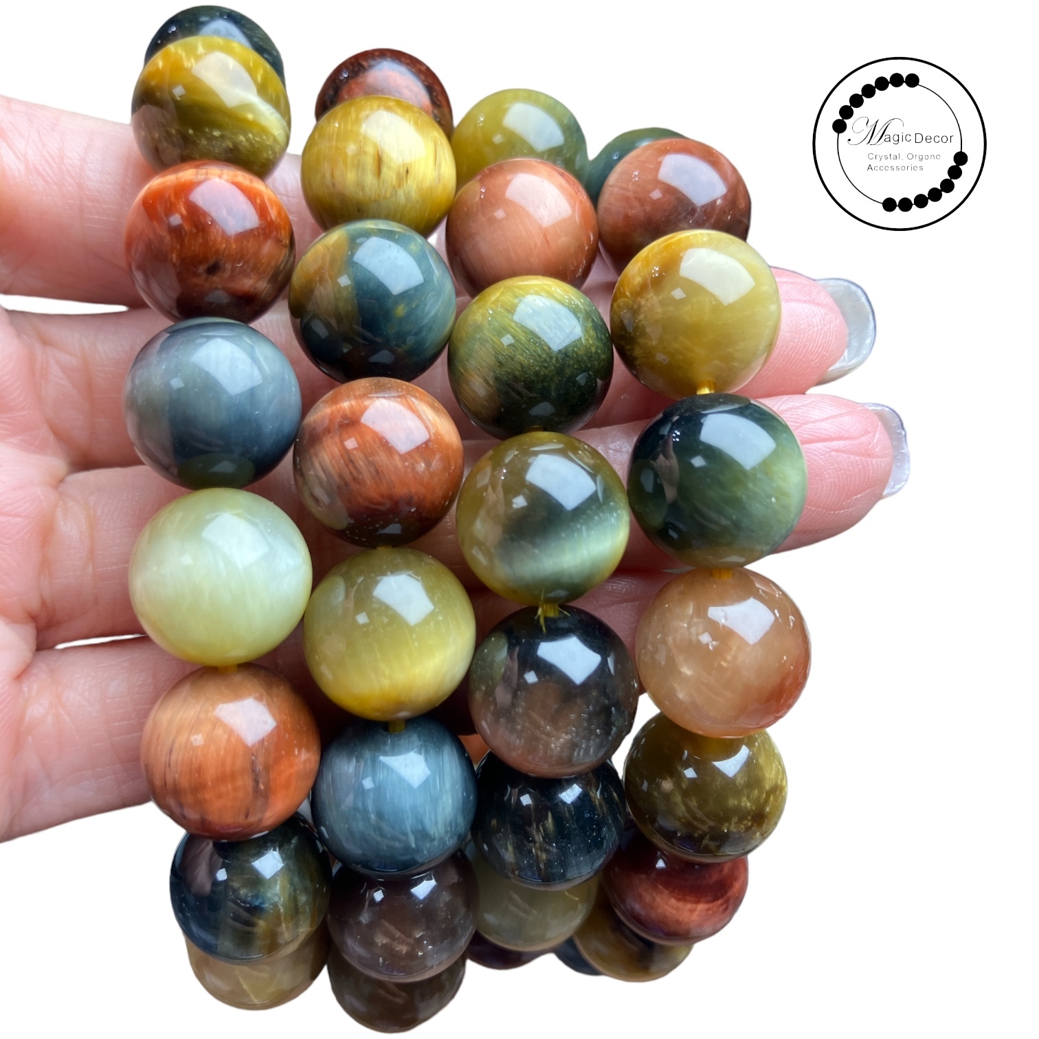 250721 - D22 12mm+玉化糖果彩虎眼石手串