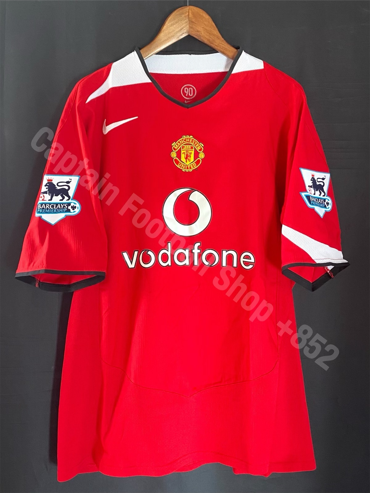 Manchester United 2005-2006 Nike Home Shirt #13 J S PARK