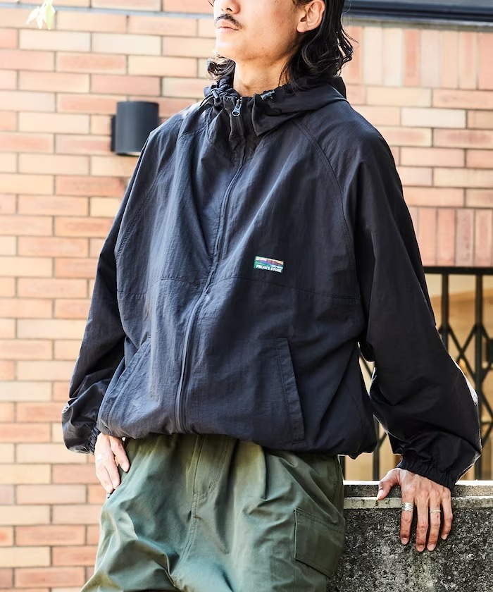 日牌 Freak's Store Nylon Zip Jacket