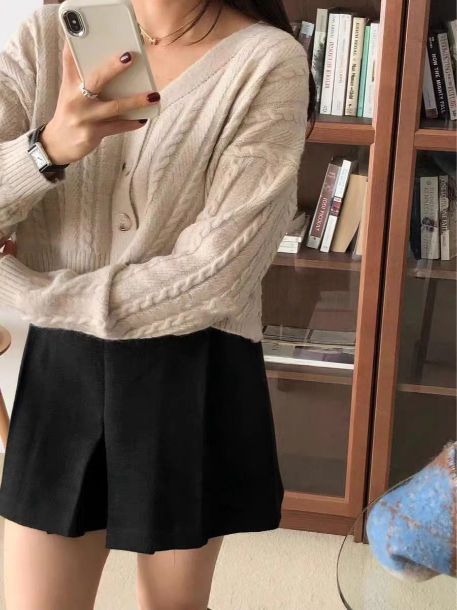 【優惠現貨】韓國麻花紐紋冷外套（4色）