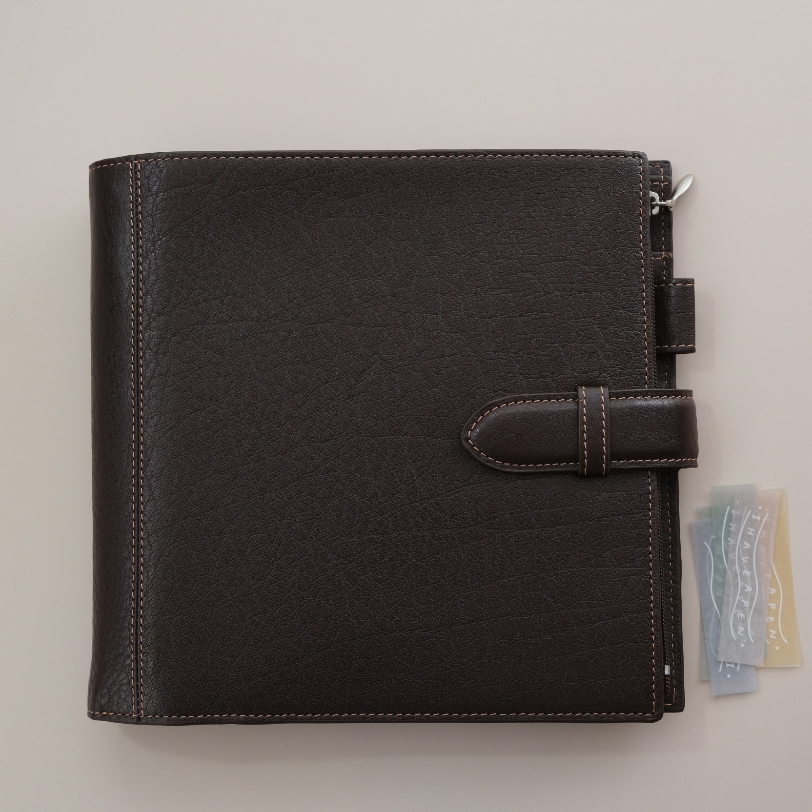 HBWA5 本體 DEEP 多功能收納 牛皮 咖啡色｜ASHFORD 日本