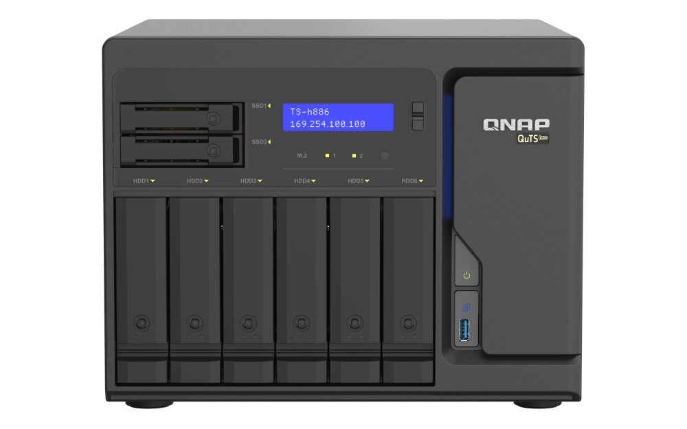 QNAP QuTS hero NAS TS-h886 8 Bay NAS 網絡儲存裝置