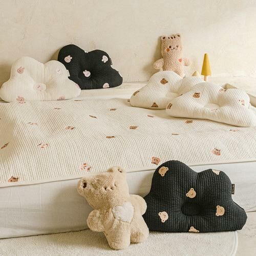 PREMIUM絎縫系列-圓圓臉雲朵定型枕