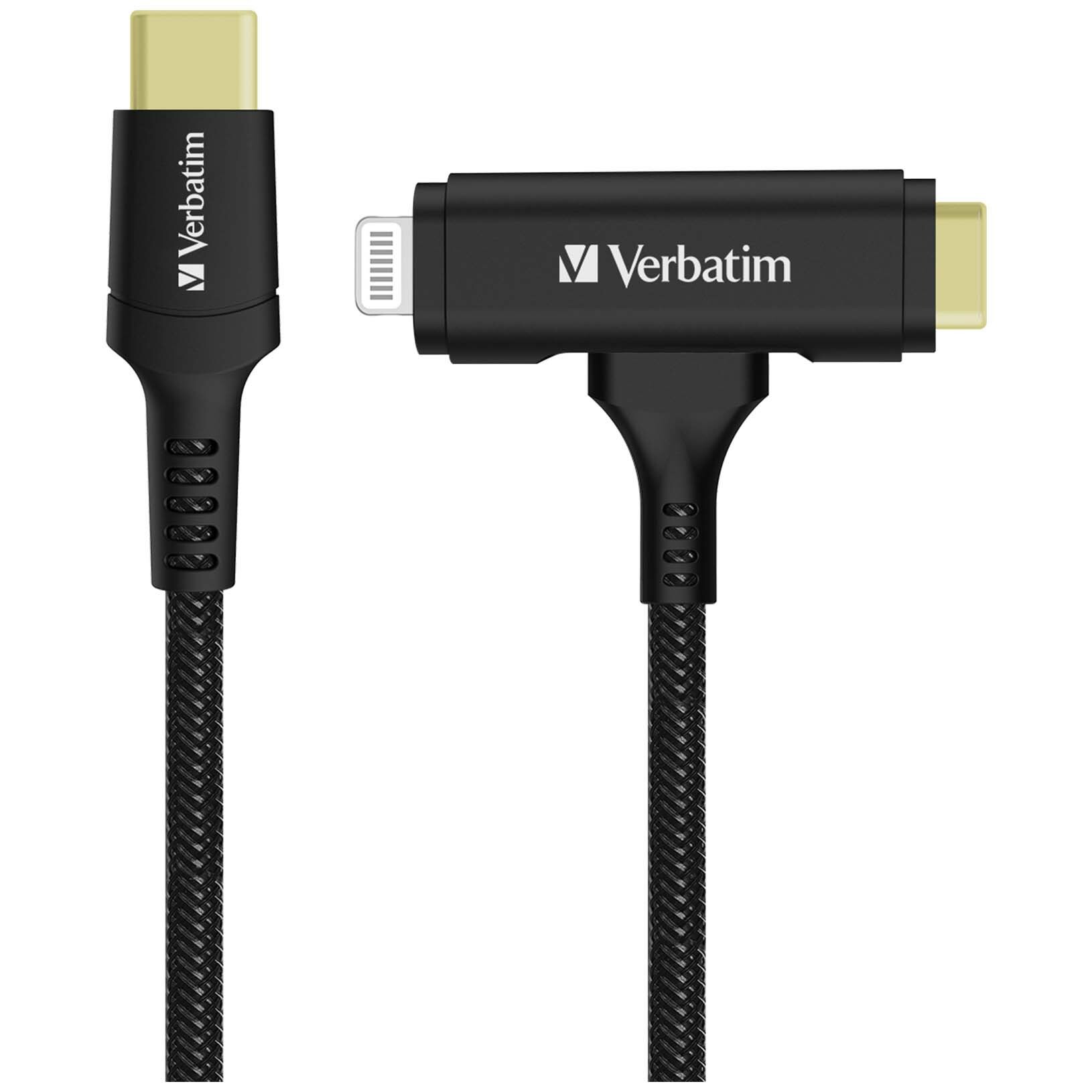 Verbatim USB-C & Lightning 2-in-1 Cable (66974)