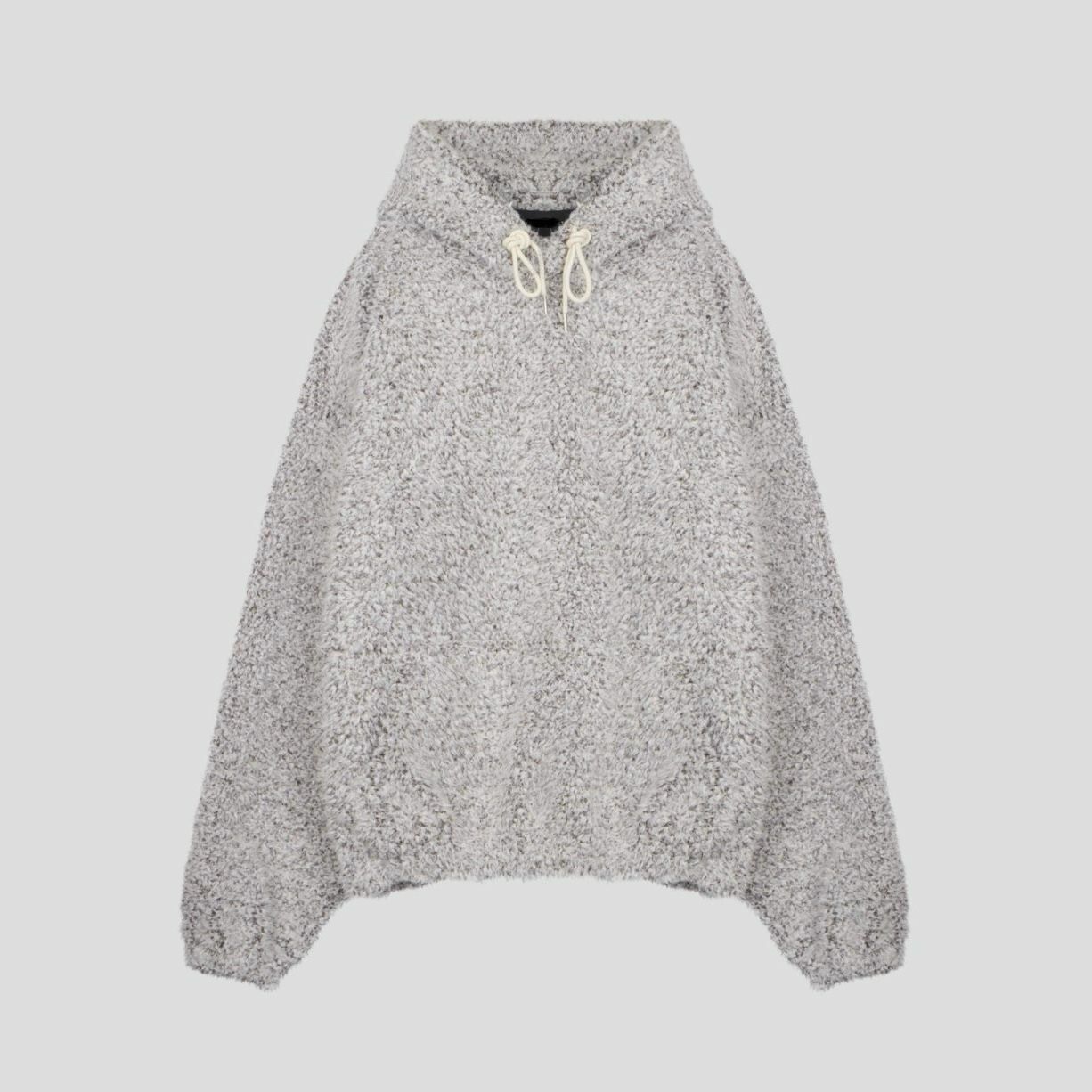 淨色毛絨連帽衛衣 T5246