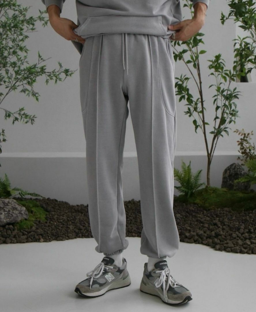 淨色棉質束腳運動褲 P2674