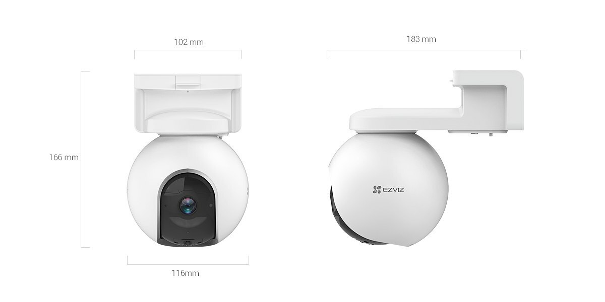 EZVIZ EB8 4G - 360° 2K 4G LTE Pan & Tilt 4G Battery Camera 螢石戶外360° 電池攝錄機