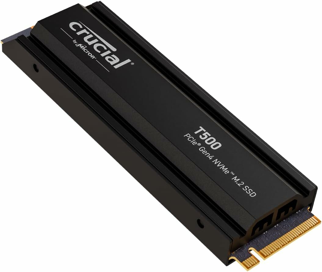 crucial T500 NVMe M.2 2280 高速 SSD 2TB Crucial T500 2TB Gen4 NVMe M.2 2280 SSD