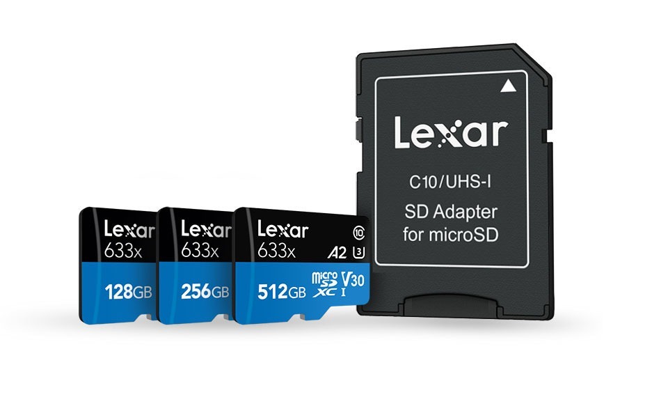 LEXAR MICROSDXC 633X w/SD Adapter U3