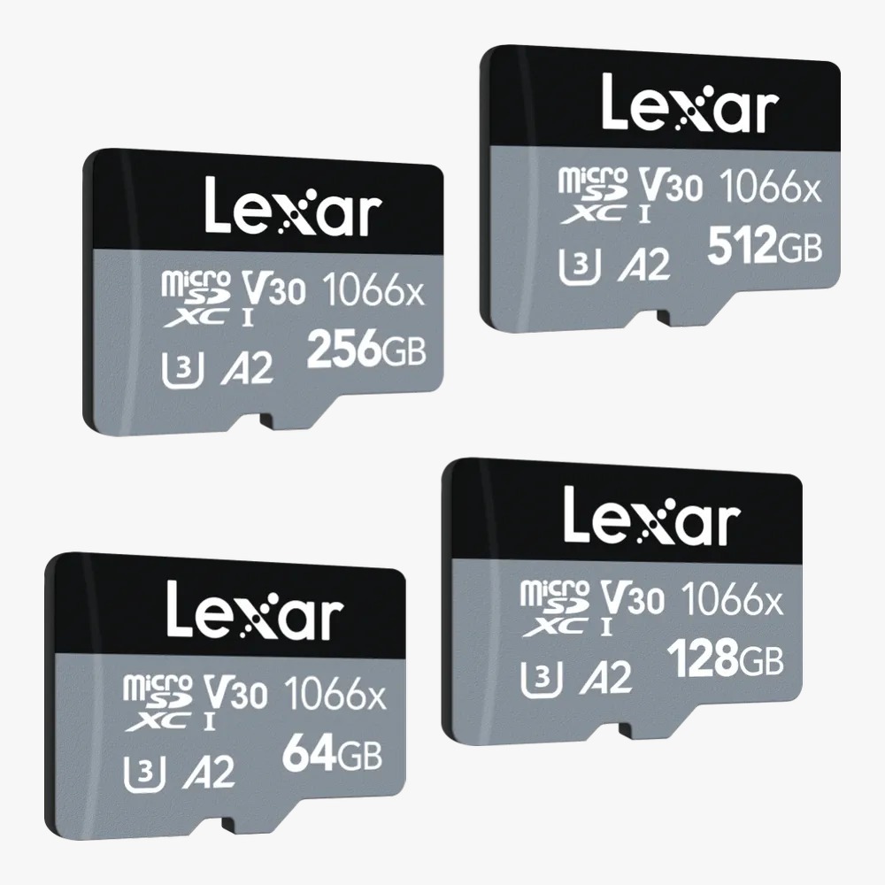 LEXAR MICROSDXC 1066X w/SD Adapter