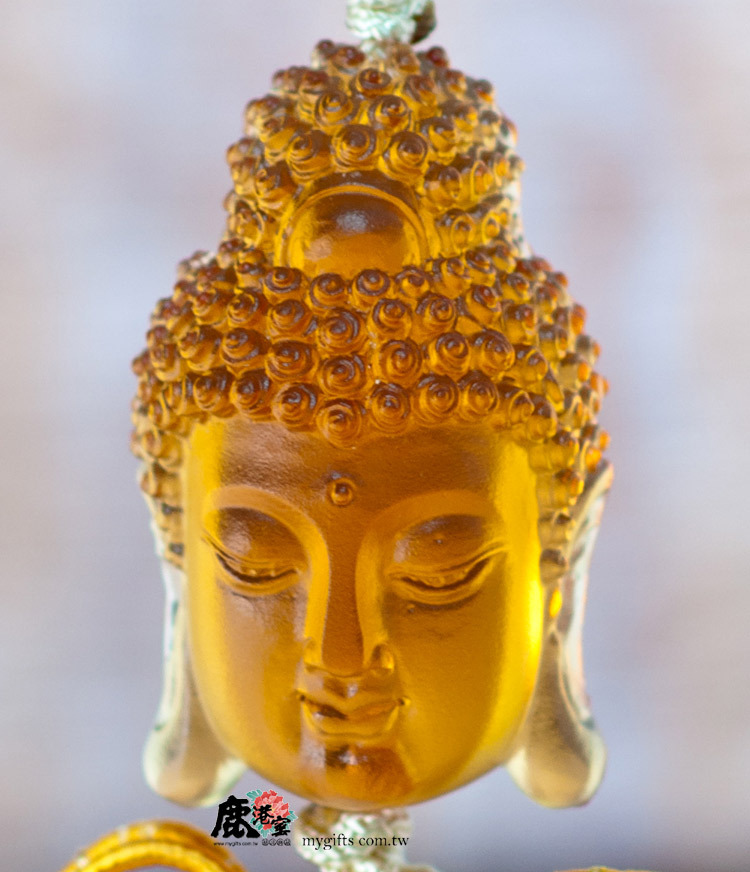 琉璃吊飾｜釋迦牟尼佛 平安守護招財納福 吉祥隨身飾品
