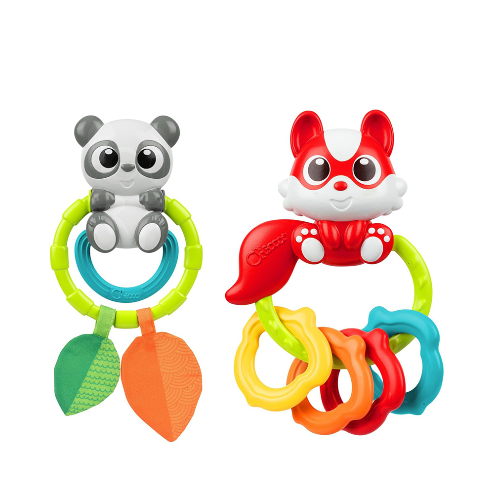 互動玩具(熊貓搖鈴/松鼠搖鈴)