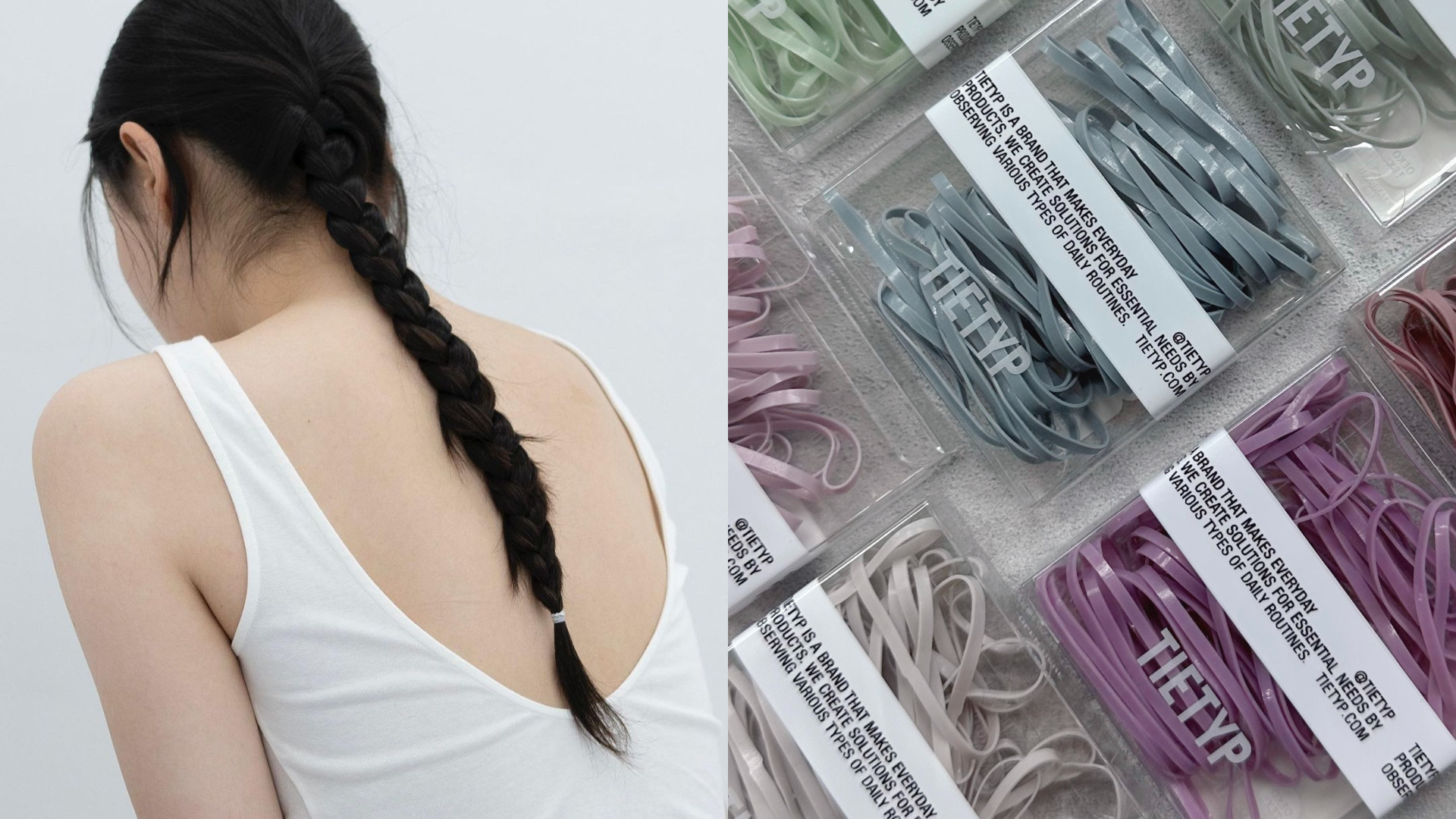 TIETYP,髮圈,綁髮圈,莫蘭迪髮圈,隱形髮圈,髮型