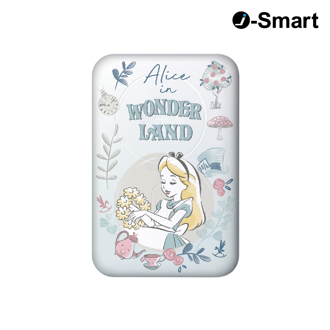 i-Smart-迪士尼系列3合1磁吸行動電源-愛麗絲 Alice
