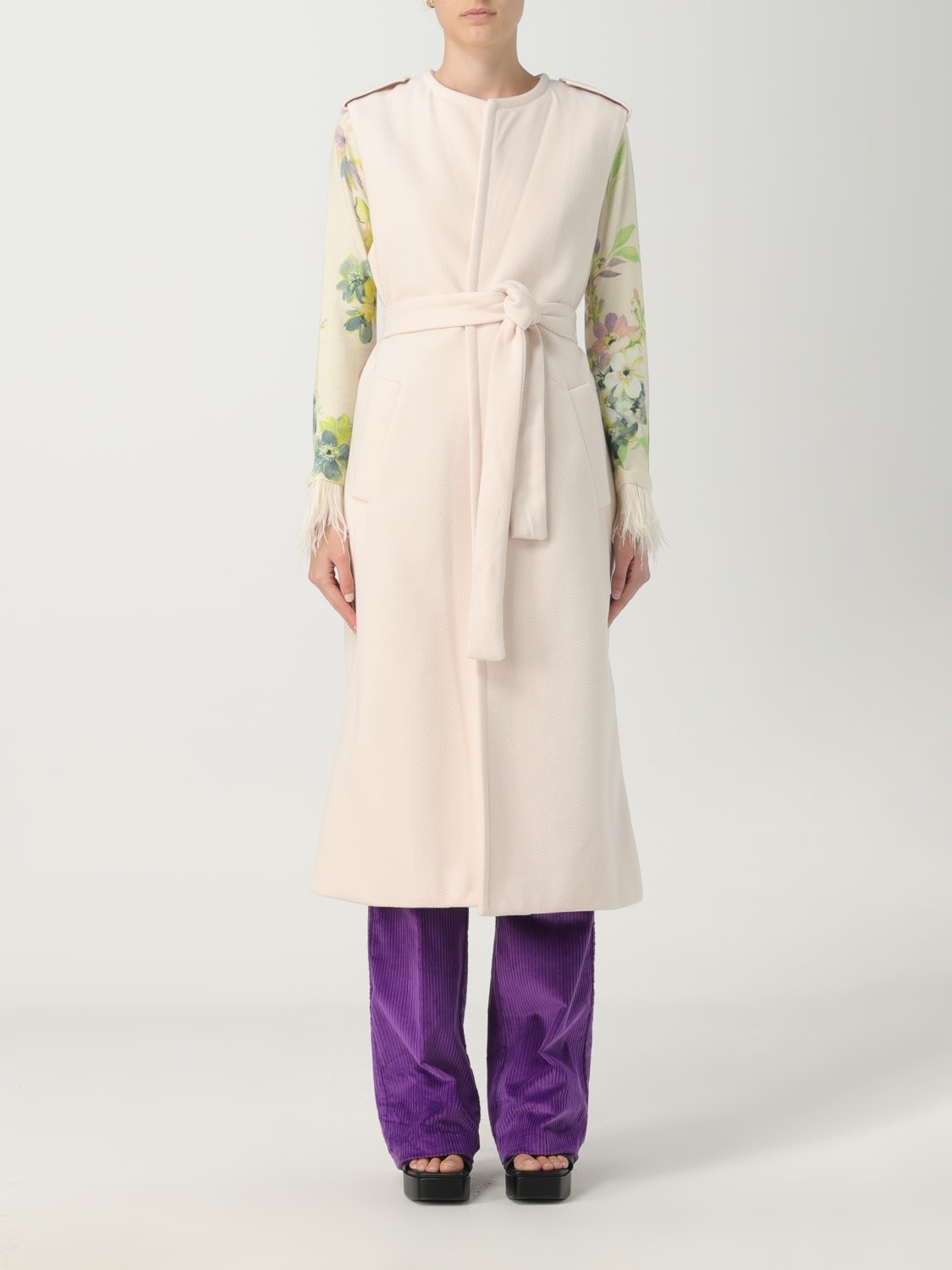 TWINSET 毛料長版背心(杏)