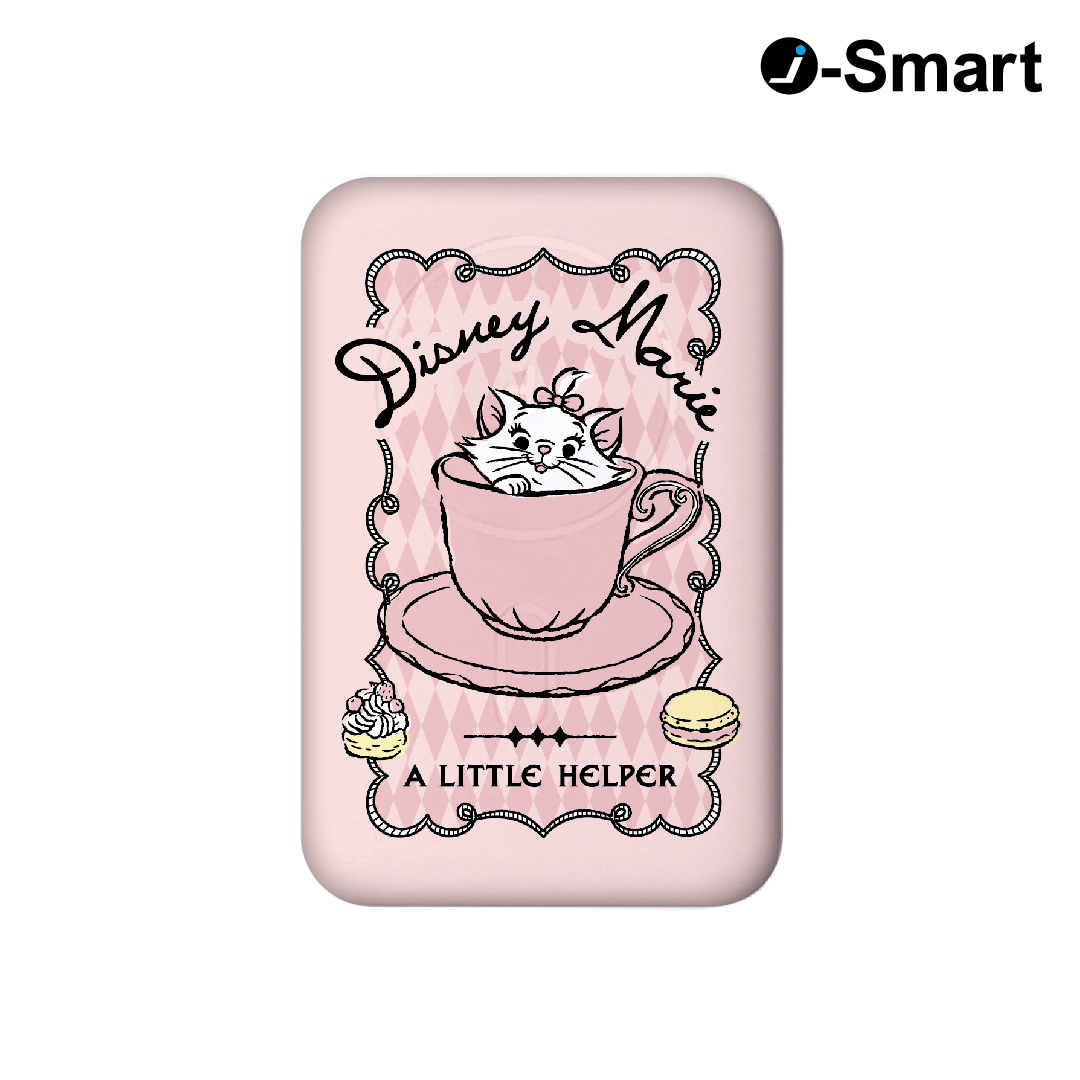 i-Smart-迪士尼系列3合1磁吸行動電源-富貴貓 Marie
