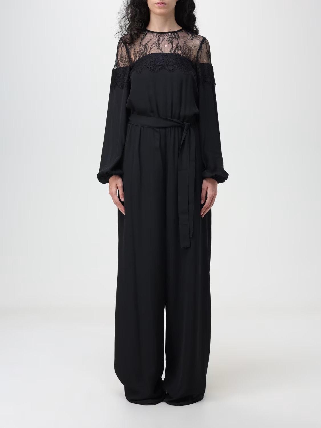 TWINSET 拚蕾絲連身褲