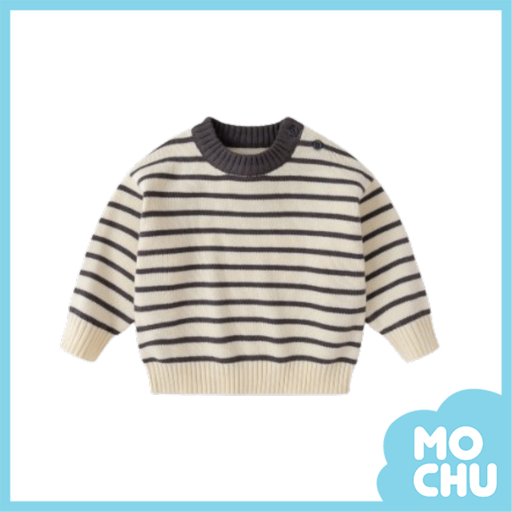 條紋細針織上衣（三色）