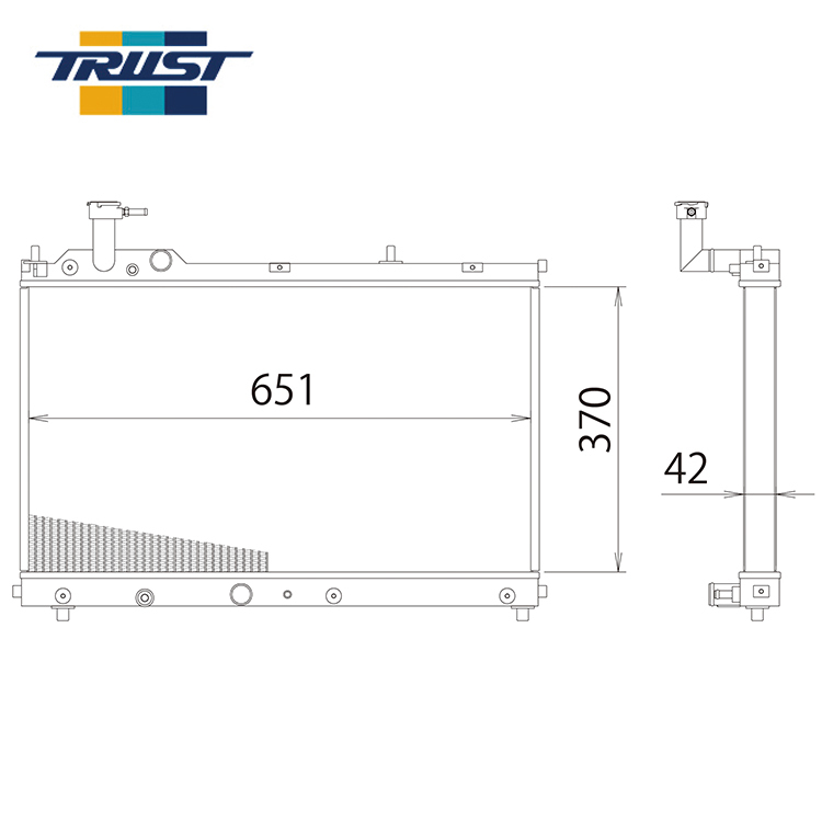 TRUST GREDDY TWR RADIATOR SUZUKI SWIFT SPORT ZC33S