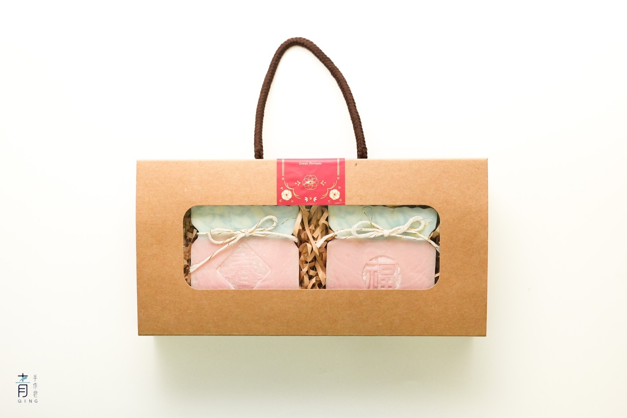 【青手作】粉甜『福袋』皂新年禮盒