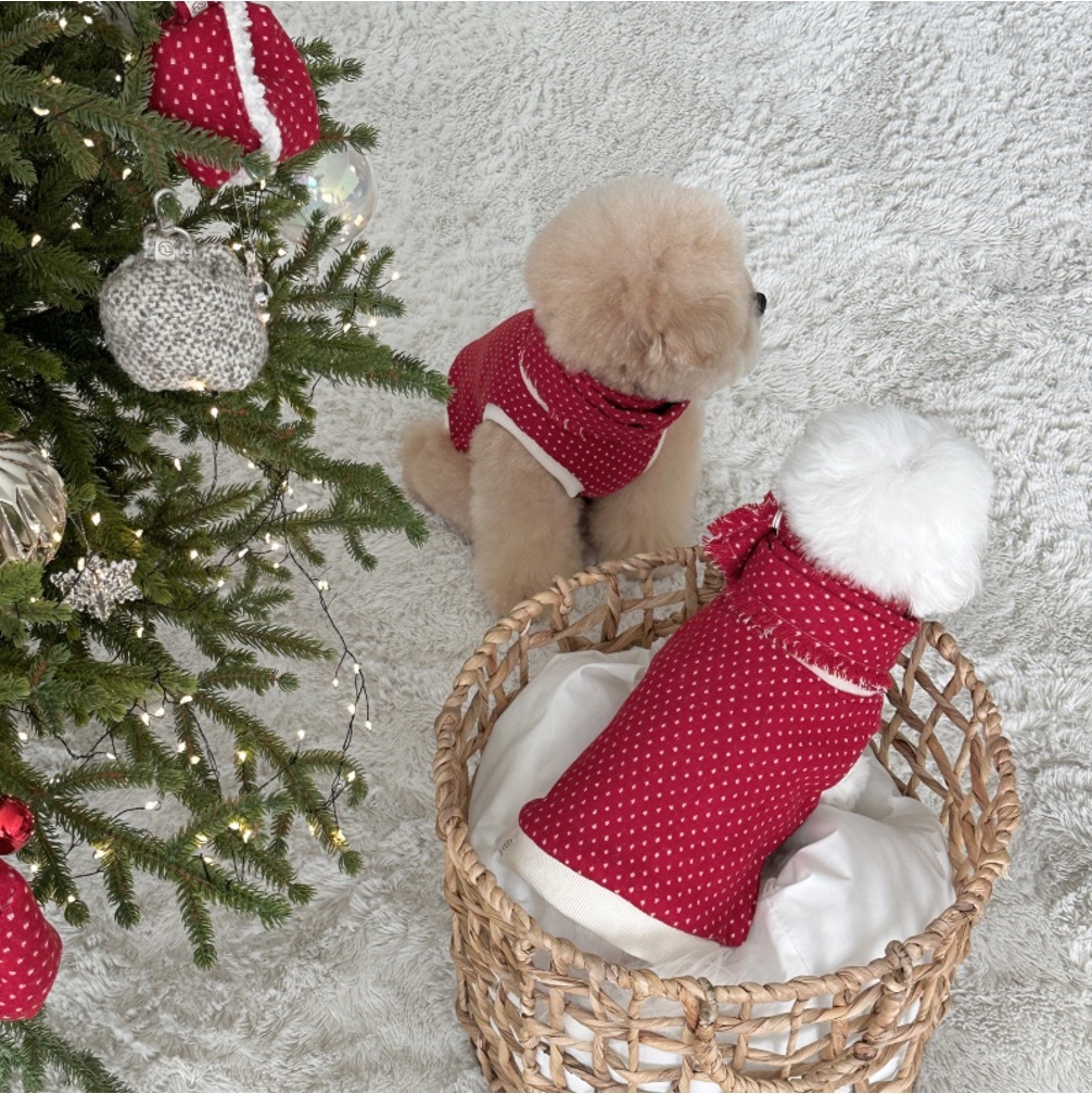 EYOU 雪點點圍巾