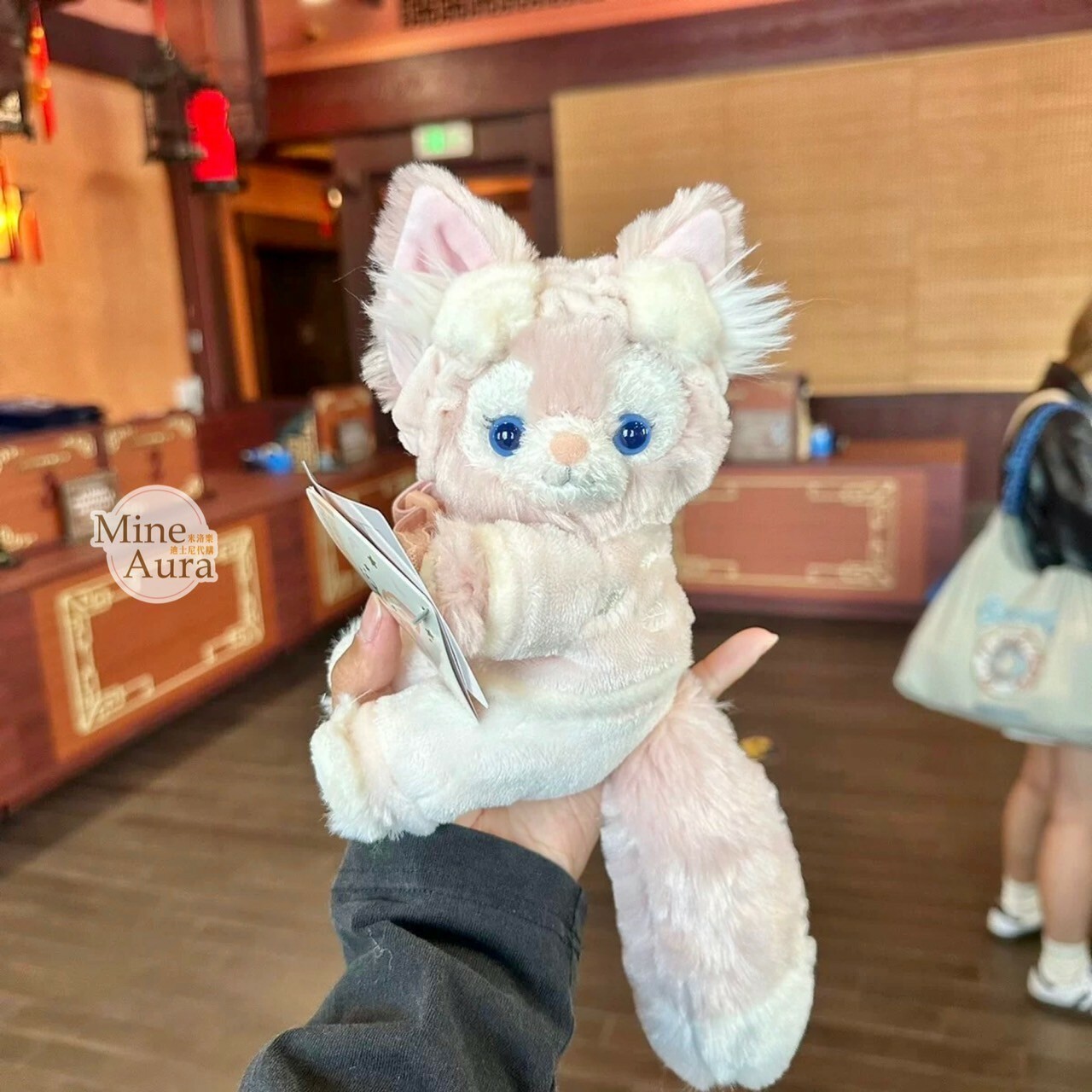 (現貨) 玲娜貝兒 Lina bell 居家系列 抱抱 絨毛 造型 窗簾束帶 窗簾綁帶 -上海迪士尼樂園