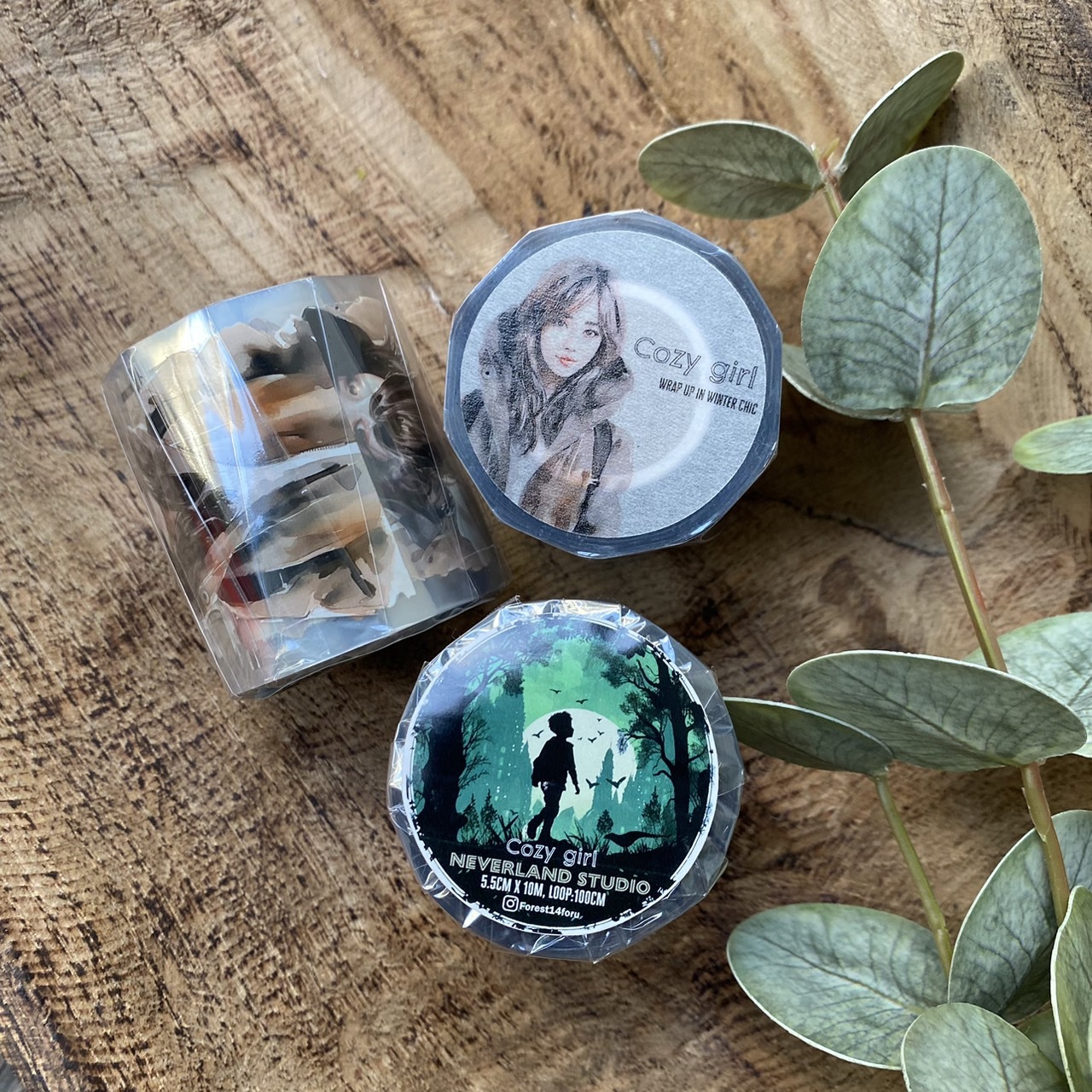 森年．Cozy Girl 5.5cm亮面PET膠帶 <整捲/分裝>