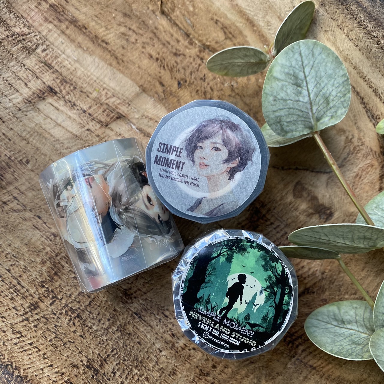 森年．Simple Moment 5.5cm亮面PET膠帶 <整捲/分裝>