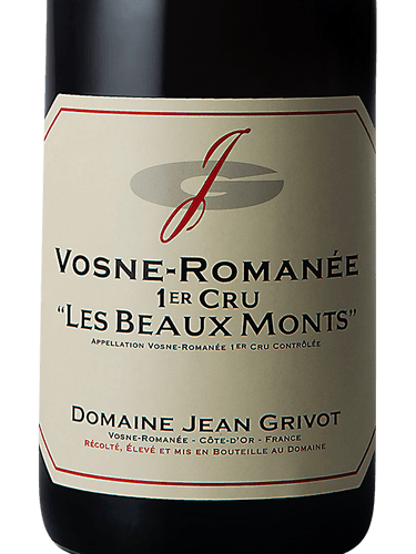 Jean Grivot Vosne Romanée 1er Cru Les Beaux Mont 2006 (BH91)