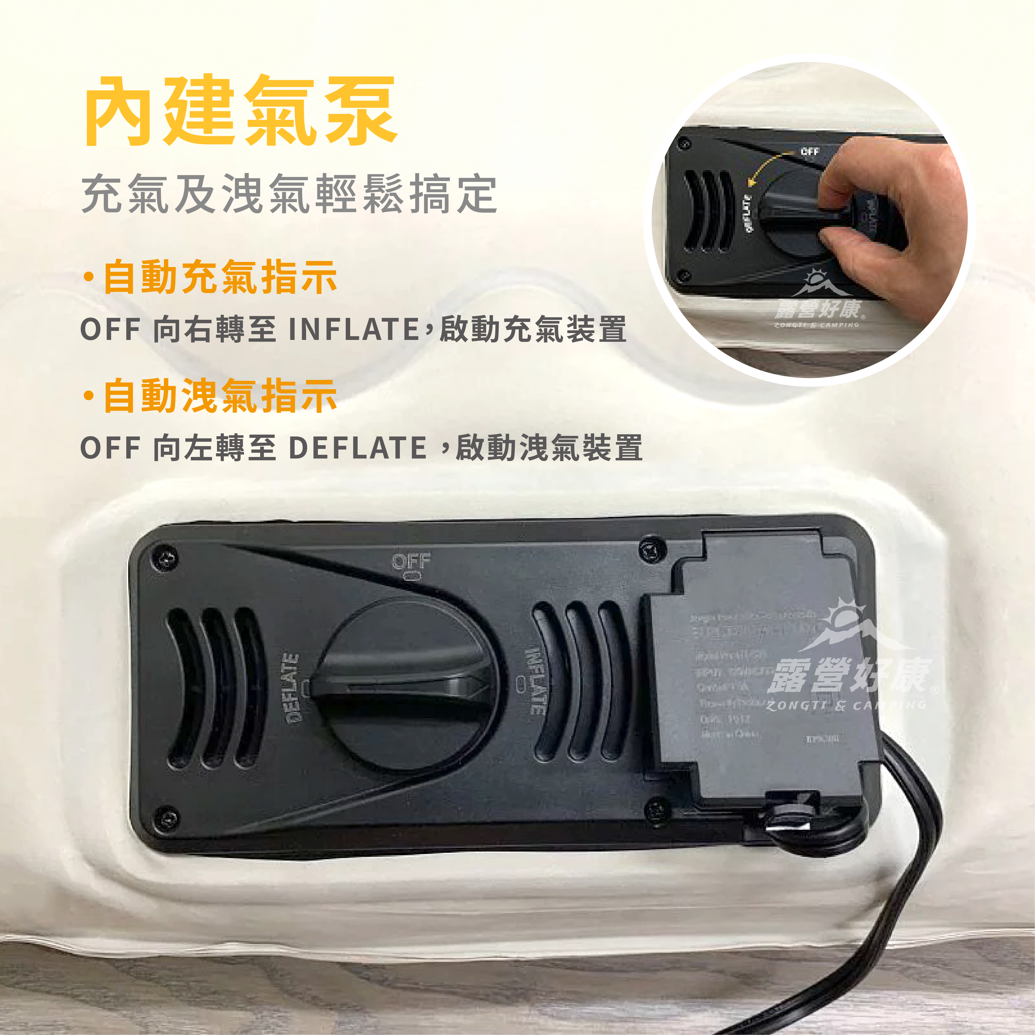 【Lumikenkä 露米】 漫步雲端世界專利空氣床旗艦版L號