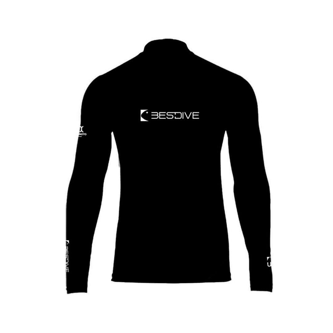 ▲BESTDIVE 女款 防曬水母上衣 全黑