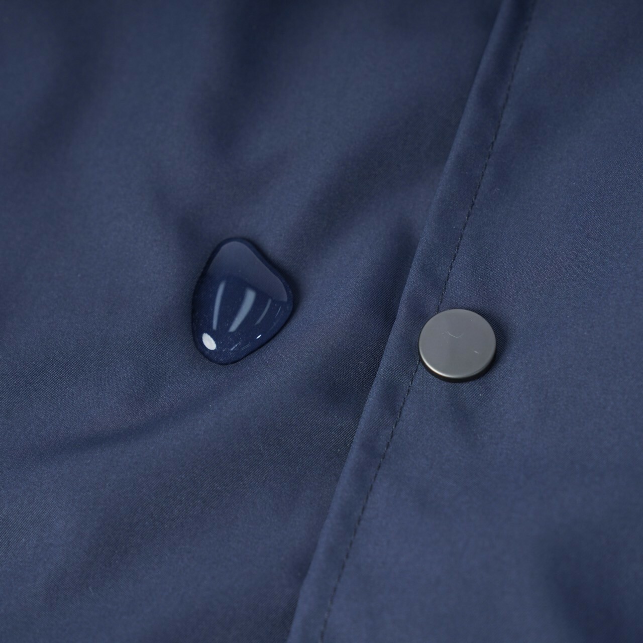 #1031 防潑水寬鬆教練外套材質細節照