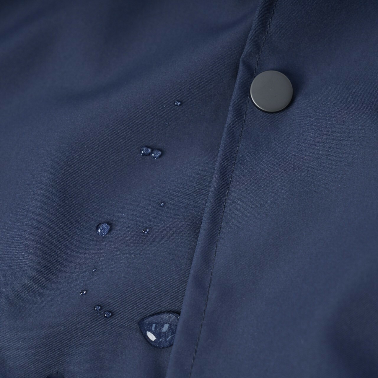 #1031 防潑水寬鬆教練外套材質細節照