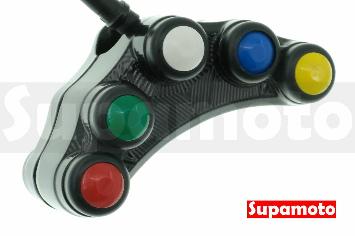 -Supamoto- 豆豆 7按鍵 開關 B6 整合 通用 改裝 檔車 速可達 大羊 水果糖 手把 仿賽