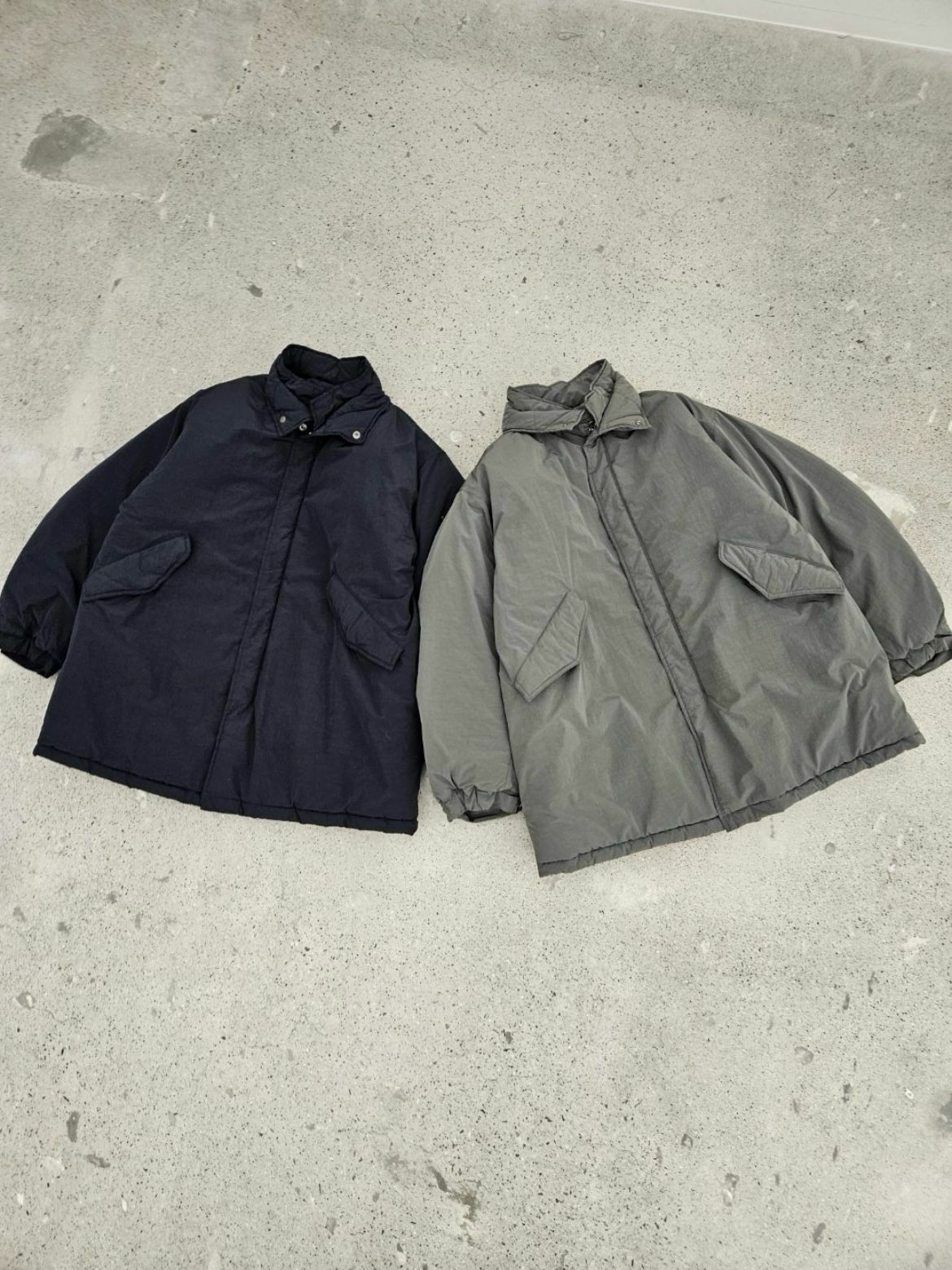 淨色雙企領拉鍊外套(薄夾棉) SPECTOR-046JK