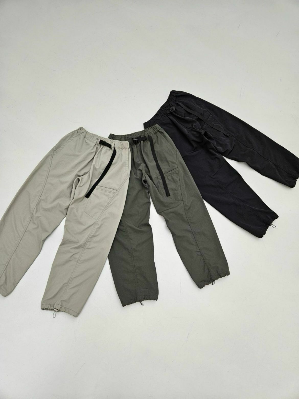 淨色可束腳鬆身褲(薄抓毛底) SPECTOR-047P