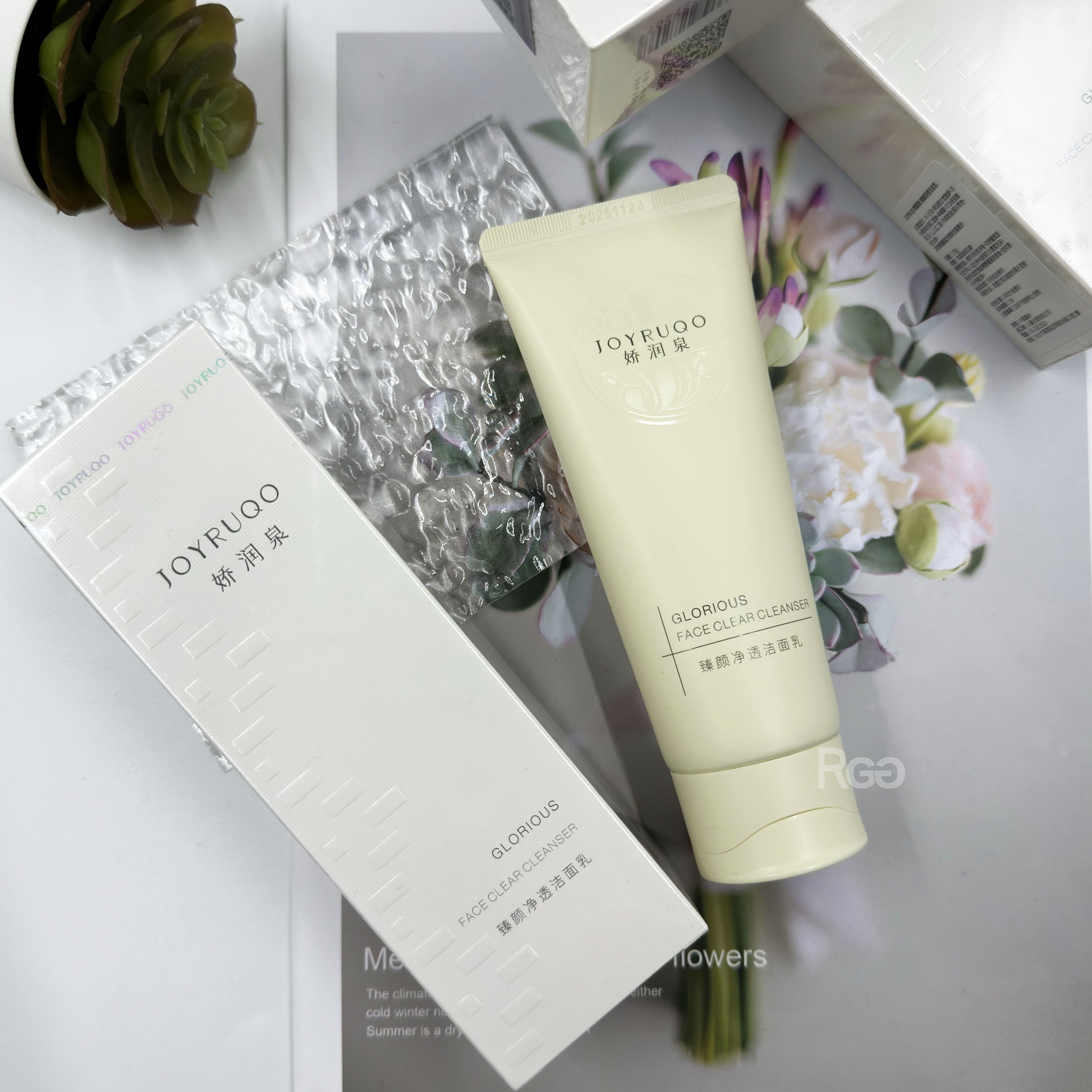 JOYRUQO 嬌潤泉 台灣經銷官方授權 臻顏淨透洗面乳