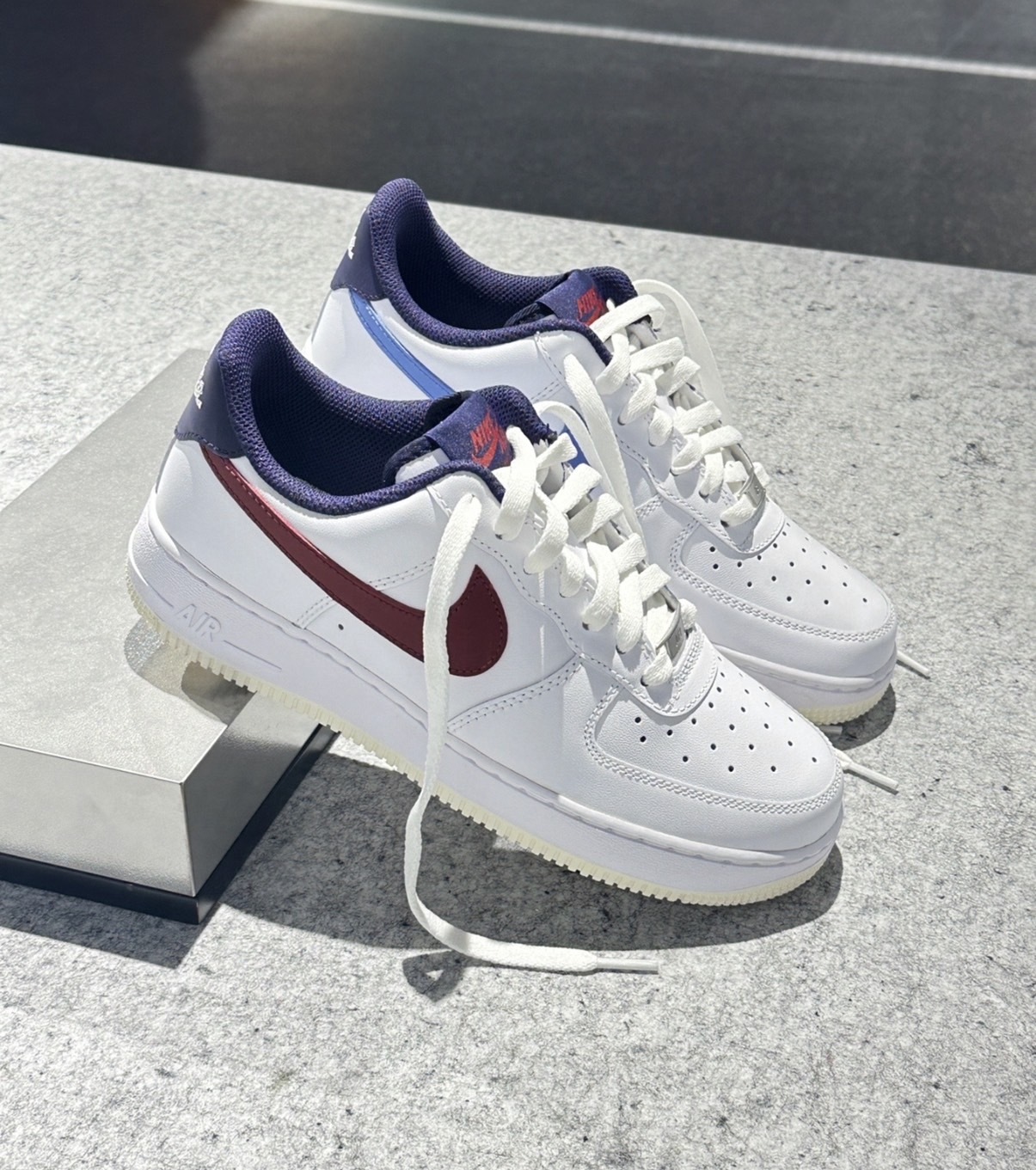 NIKE AIR FORCE 1 'From Nike To You' 紅藍鴛鴦 草寫 復古