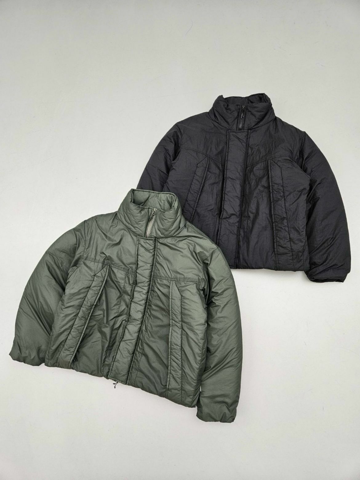 淨色企領拉鍊外套(薄夾棉) SPECTOR-048JK