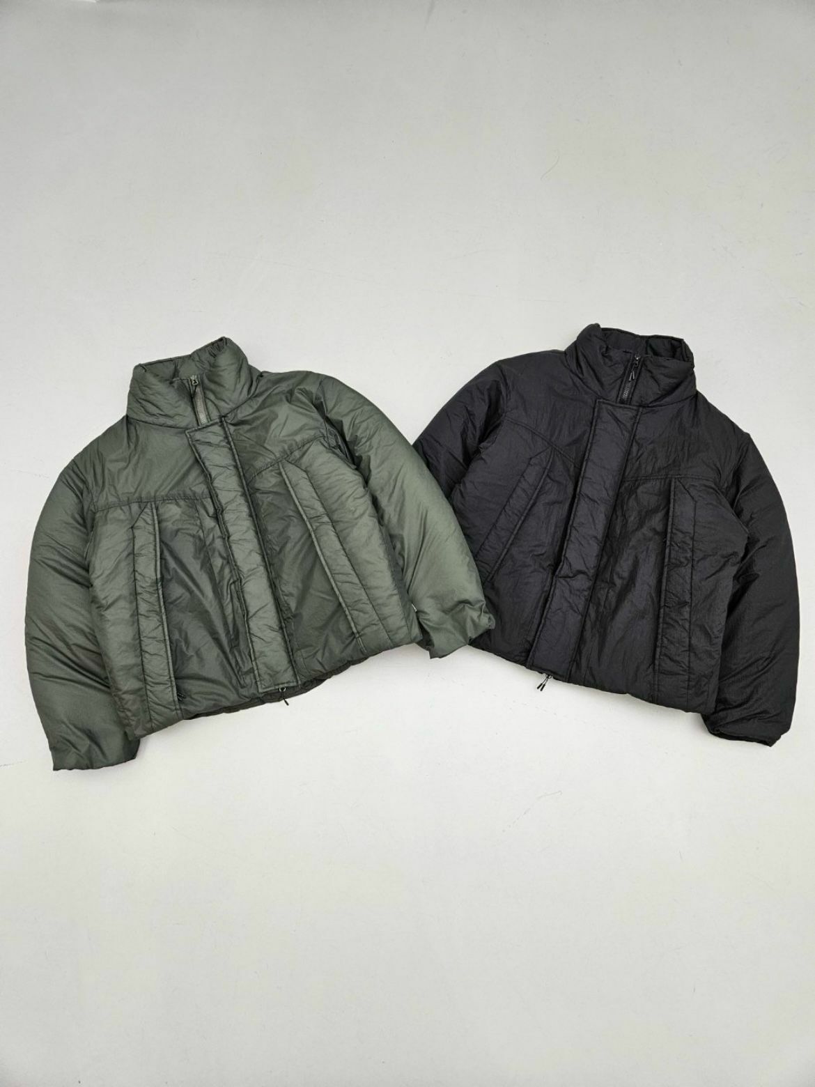 淨色企領拉鍊外套(薄夾棉) SPECTOR-048JK