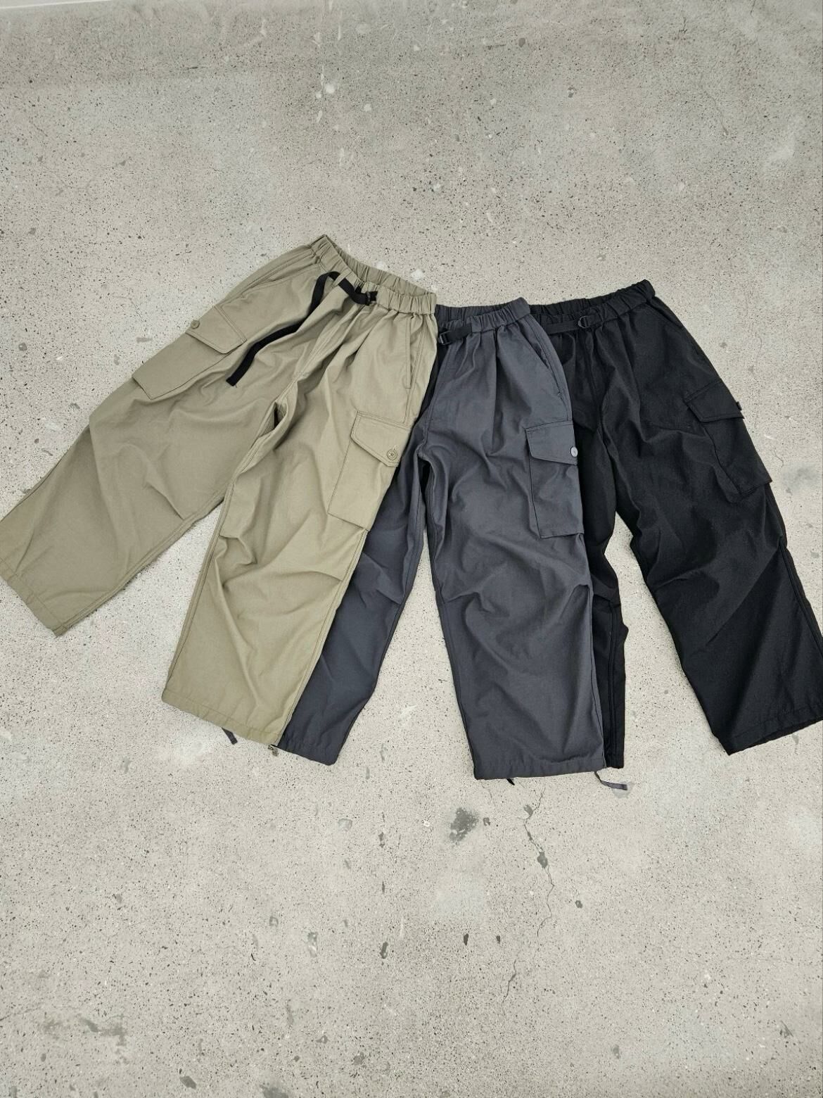 淨色工裝可束腳鬆身褲 SPECTOR-052P