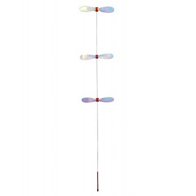 Japan PetzRoute Talking Bamboo Dragonfly Stretch Cat Flirting Stick