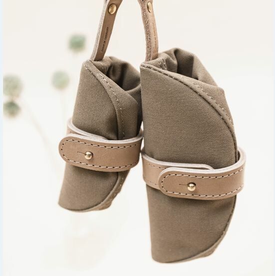 狗狗旅行碗｜寵物外出折疊碗｜旅行好選擇 [淺褐]- LeapSelect