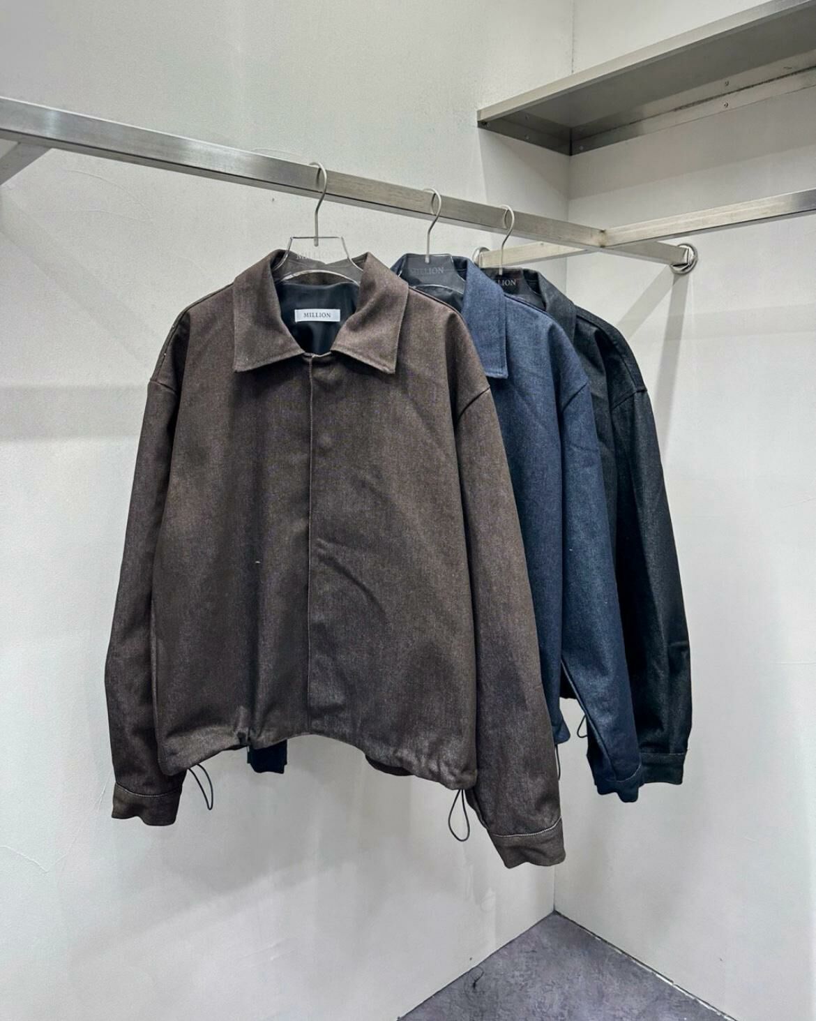 淨色反領開胸外套 Million-006JK