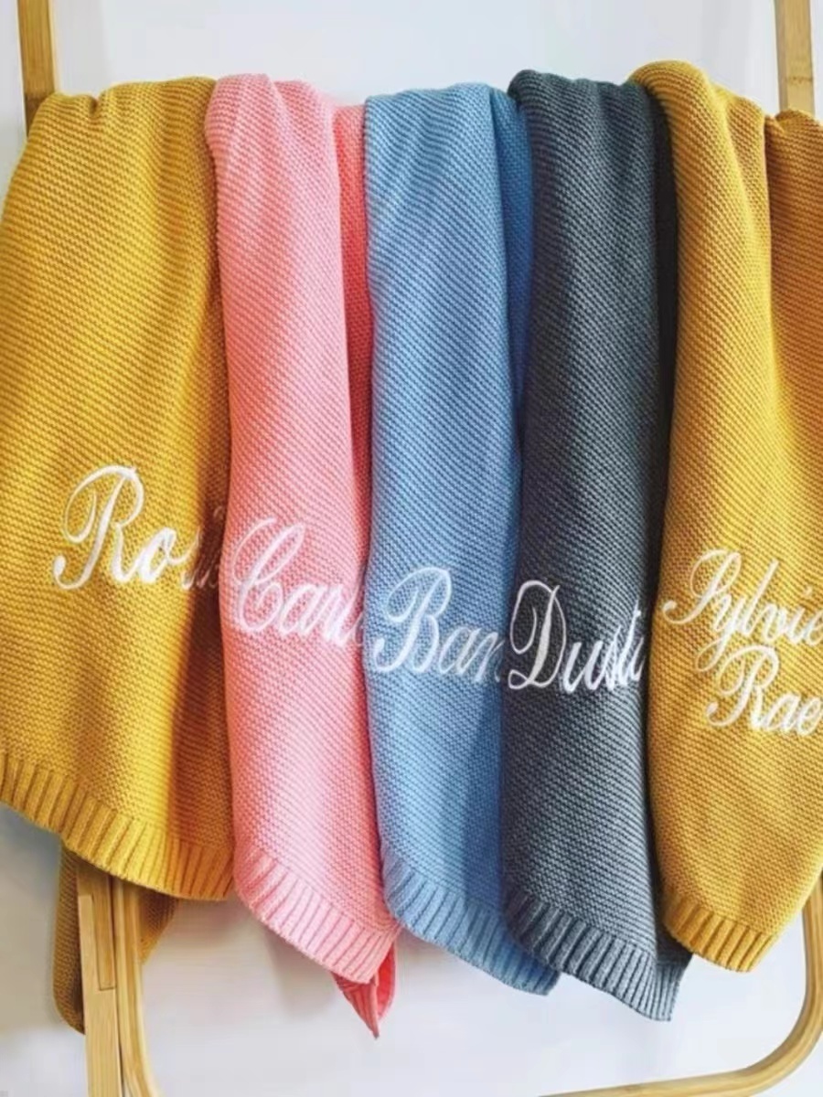 超可愛訂製寶寶姓名小毯