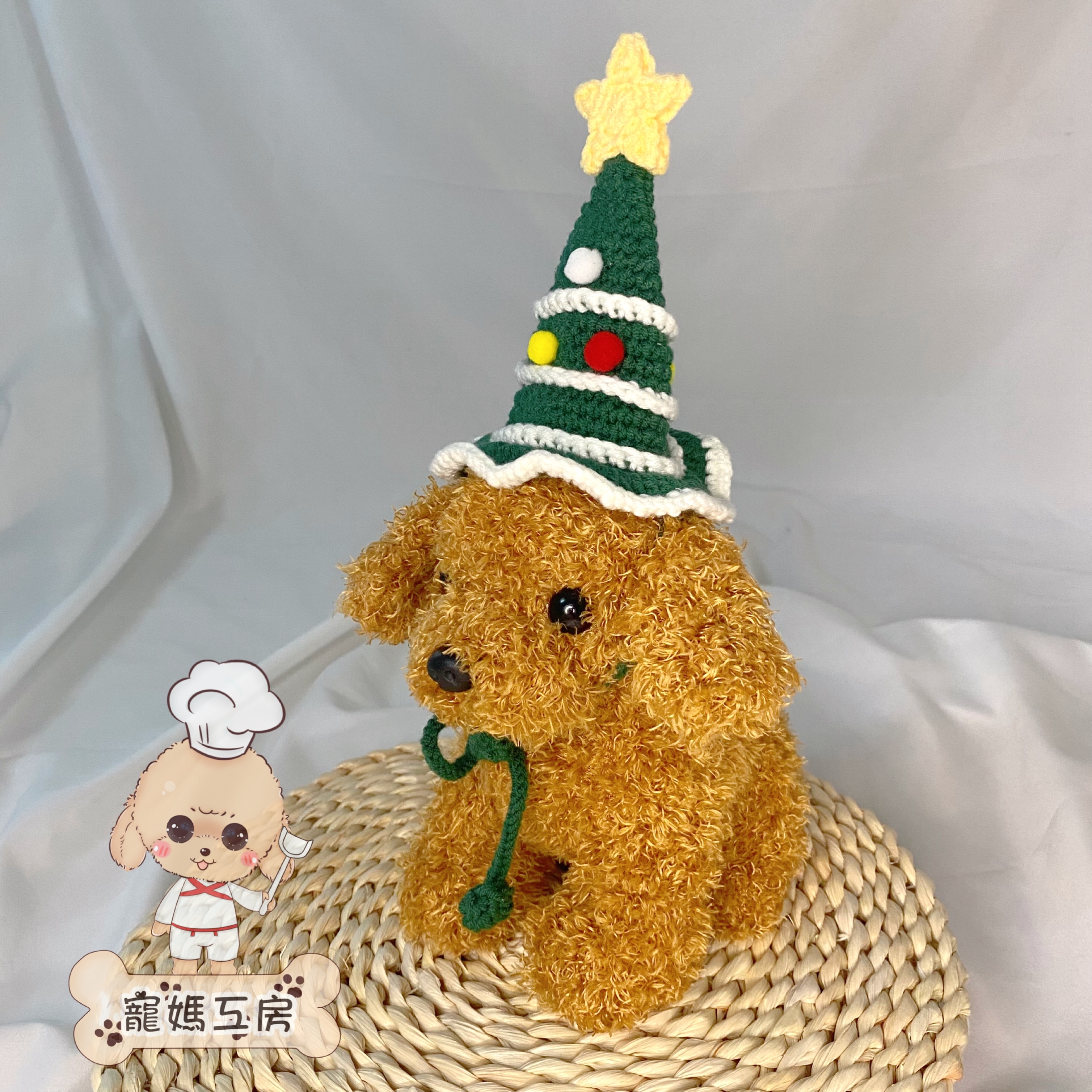 寵媽工房 - 寵物頭飾 (HC012) 聖誕樹帽
