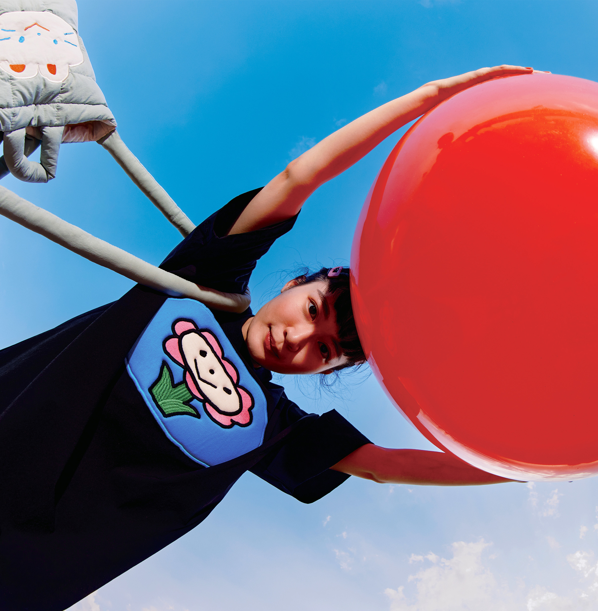 澎澎小花咪子tee