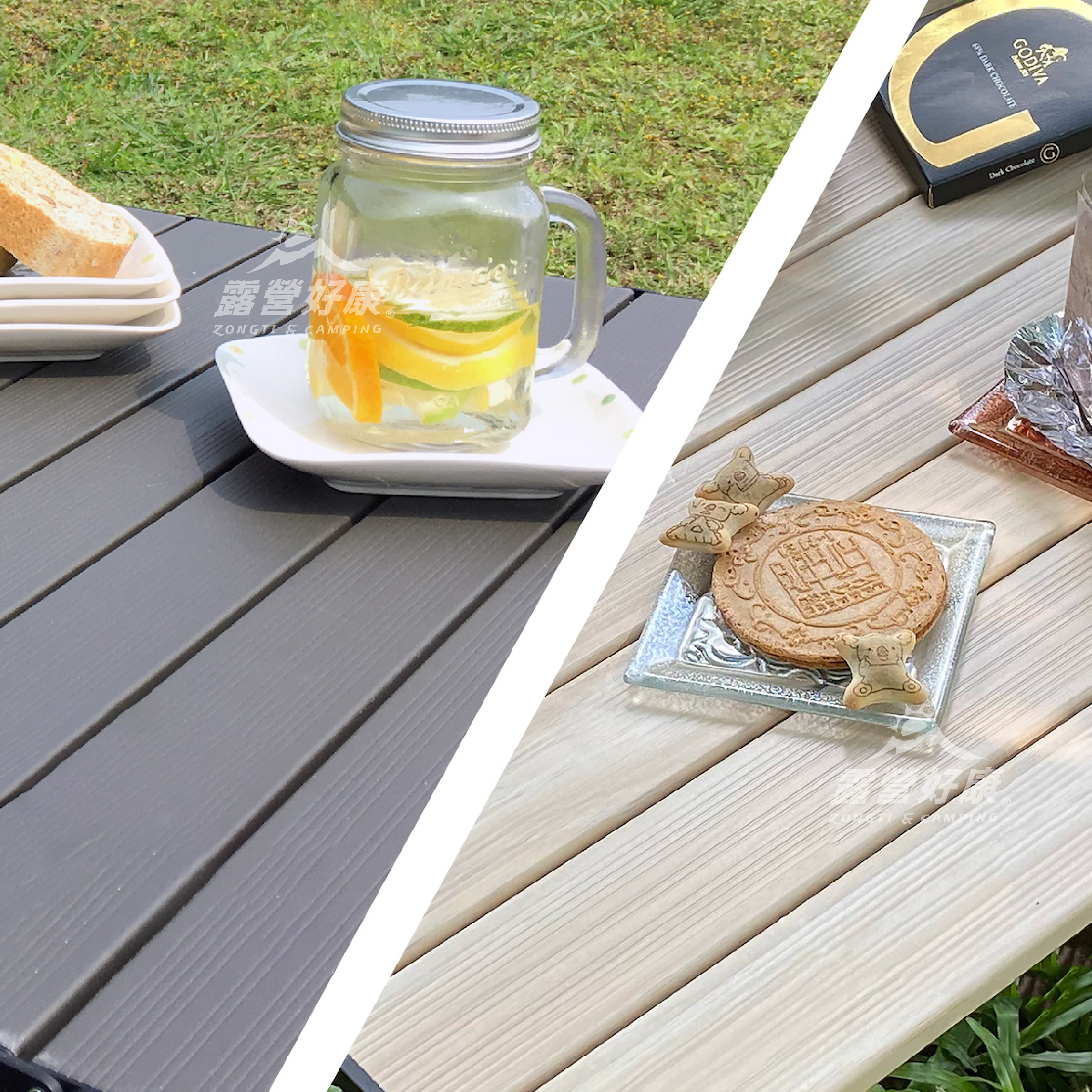 【Lumikenkä 露米】 無段式鋁捲小桌/70 D-6-3